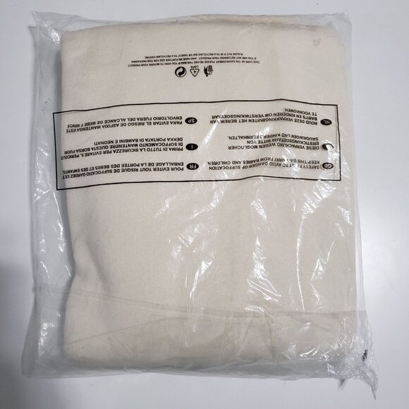 NWT PrettyLittleThing PLUS CREAM ZIP UP CONTRAST SWEATSHIRT Size US 14 / UK 18 - Picture 6 of 9